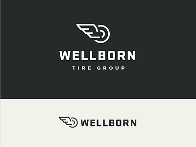 Wellborn Tire Group logo tire wheel wings