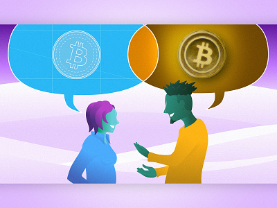The Visual Language of Bitcoin bitcoin design illustration