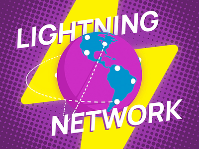 Bitcoin Lightning Network 3d bitcoin blender lightning motion graphics