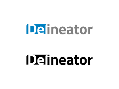 Delineator Logo branding design logo