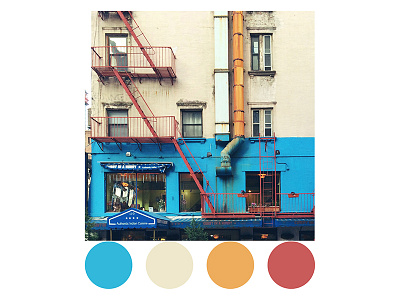 Color Me NYC acb color palette design graphic design instagram new york city nyc nyc palette
