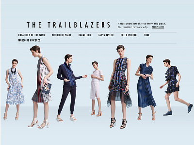 Advanced Designer editorial beauty ecommerce fashion retail website