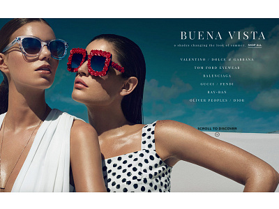 Sunglass Editorial accessories beauty ecommerce fashion retail swim website