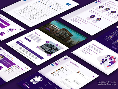 COMSATS University Transport System adobe adobe xd app app design app ui design figma graphic design ui ux web web design website