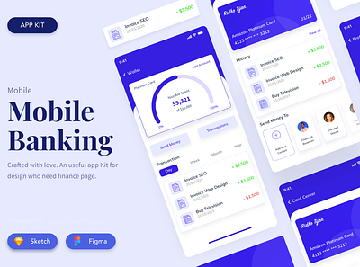 Mobile Banking Details app design fintech investment redesign uiux