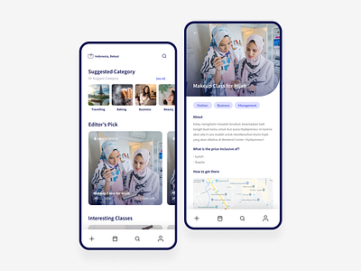Event App Concept event event app hijab mobile app mobile ui tutorial uiux design workshop