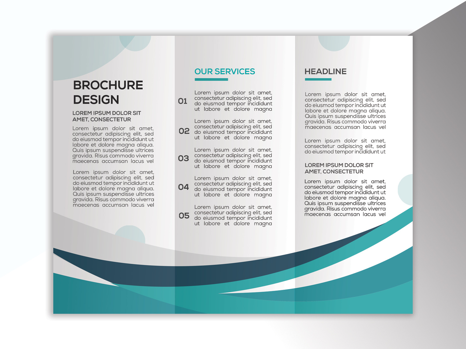 Brochure design by rimjim on Dribbble