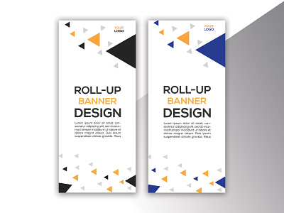 Roll up banner design