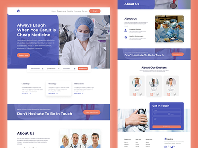 Healthcare service - Website Design