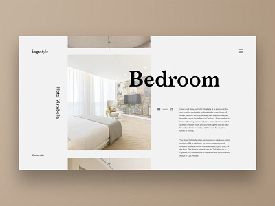 IngaStyle Website gallery hotel hotel room hotel website invision studio