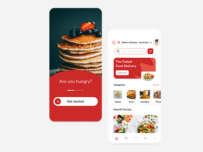 Food Delivery app delivery design figma food mobile app ux ux design