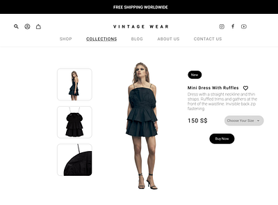 Fashion website clothing design fashion fashion website figma uiux ux ux design website women