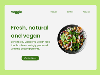 Veggie - Landing Page