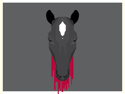 Horse blood horse illustration vector