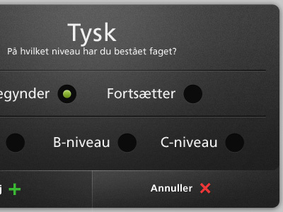 Univ. of Copenhagen - webapp app checkbox interface ipad university web
