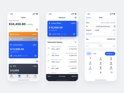 Wallet Concept crypto ios wallet