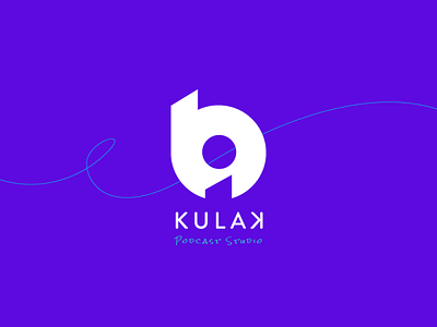 Bi kulak podcast studio branding graphic design logo