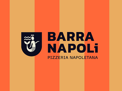 Barra Napoli - Pizzeria Logo brand identity branding design logo