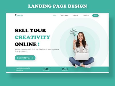 Landing page for web design ecommerce home page homepage landing landing page landingpage layout modern page site ui uiux ux web web design webpage website