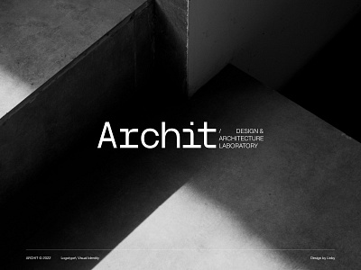 ARCHIT/ Architecture studio architecture brand branding design graphic design identity logo logotype minimal minimalistic type typography ui ux vector