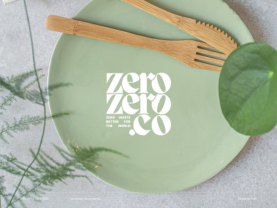 ZERO ZERO CO./ ECO Cleaning Products brand branding clean design eco graphic design identity illustration logo minimal type typography vector wordmark zero