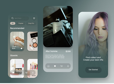 Medical Cosmetic - Mobile App app app design cosmetic design design cosmetics figma graphic design medical mobile app mobile design ui ux