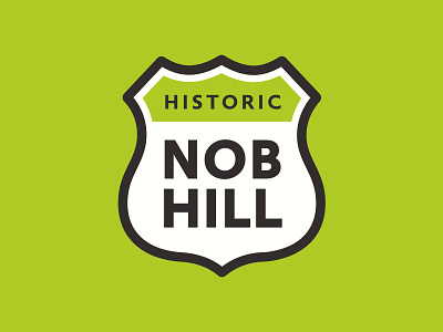 Nob Hill Main Street albuquerque badge ff yoga identity design logo design main street new mexico nm nob hill yoga