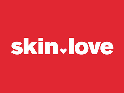 skin.love logo design logo