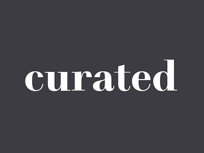 Curated Wordmark