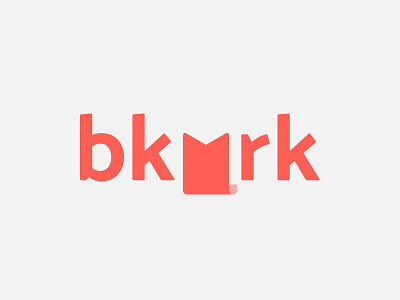 bkmrk concept exploration identity logo wordmark