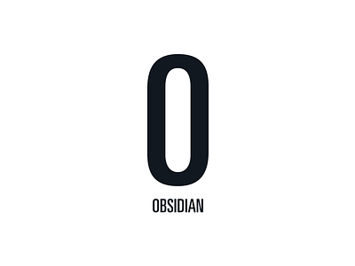 Obsidian Vertical Lockup