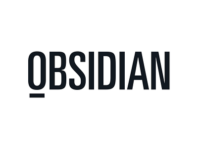 Obsidian Horizontal Lockup