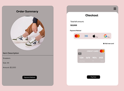 #Daily ui #CreditCardCheckoutPage