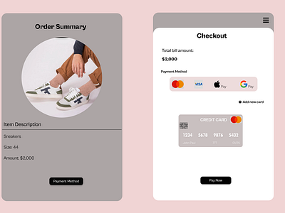 #Daily ui #CreditCardCheckoutPage