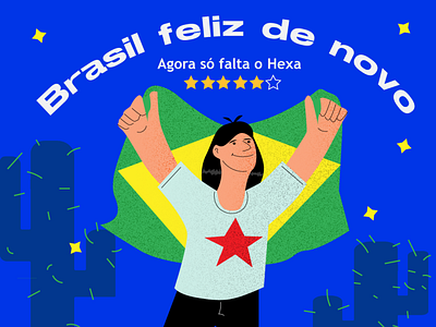 Brasil feliz de novo brasil cores design graphic design illustration minimal politica vector