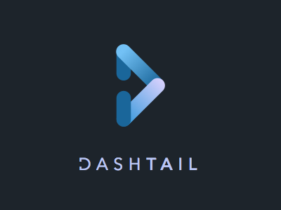 Dashtail logo branding dashtail gradients logo platform retail