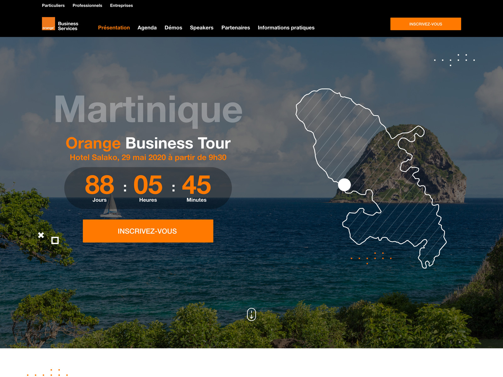 Orange Business Tour Web Site Design : Website UI & UX by Théo Loiselot ...