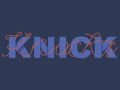 Knickknacks Lettering knickknacks lettering letters logotype san serif script type typography