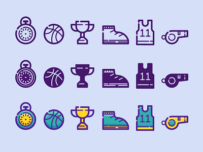 Basketball Icon Set