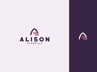 Alison Cosmetics Logo cosmetics cosmetics logo logo logocore logomark