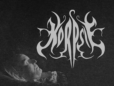 KORPSIE - metal style logotype acid brutal customtype deathmetal design graphic design lettering logo logotype metal metallogo type typo typography