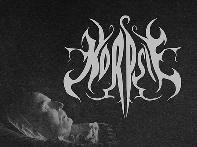 KORPSIE - metal style logotype