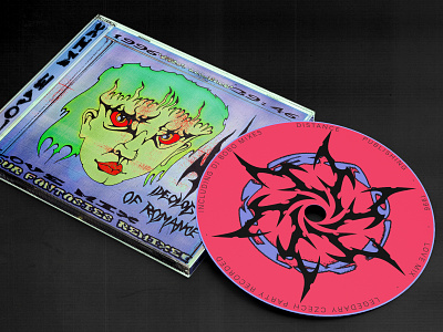 CD / ALBUM COVER DESIGN acid album album cover cd cover design graphic design illu illustration jewel case lettering mockup music rave type typography