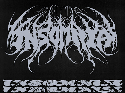 INSOMNIA - metal logotype