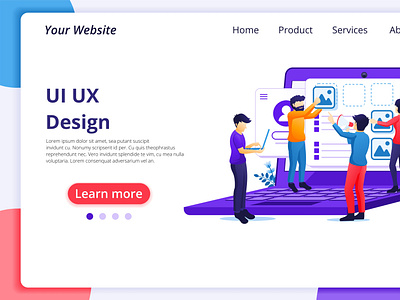 UI UX DESIGN branding corpuration illustration ui ui ux design vector web design