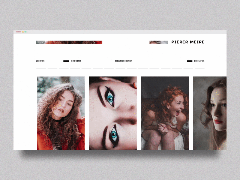Pierer Meire - Personal Blog Animated UI after effects animated animation art article blog concept creative design flat interaction interaction design magazine motion ui uiux visual web web design website