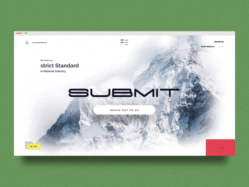 Submit - Web Page Animation after effects animated animated ui animation concept constructions creative design interaction interaction design landing page motion prototype studio ui uiux visual web web design website