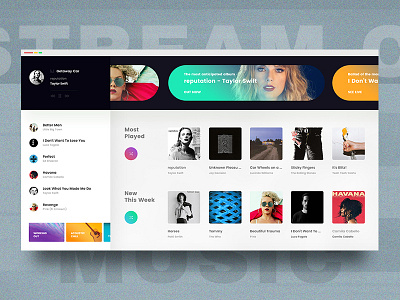 StreamCo. - Online Streaming Service - UI Design