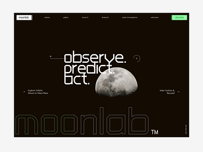 Moonlab. Web Design