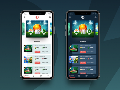 VERSUS - App Concept apps creative cricket development events interaction interactiondesign ios match mobile mobile app sport ui ui ux ui ux uiux visual